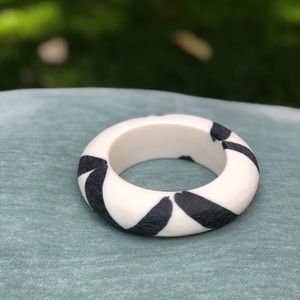 Migeon et Migeon Paris Resin Bangle 1980s French Designer Signed